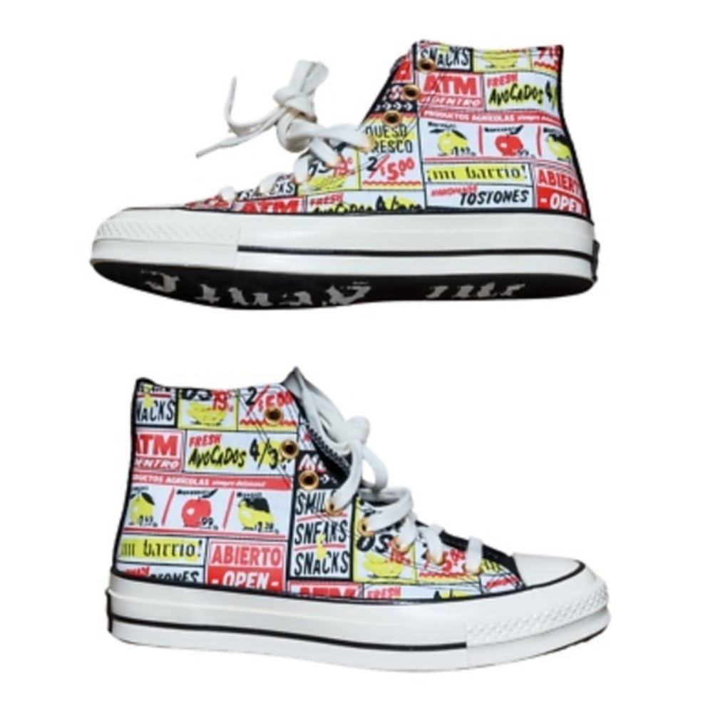 Converse Chuck 70 High Mi Gente Sneakers Special Edition Comic Print Size 12.5